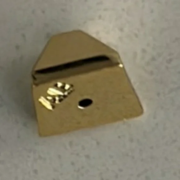 Alexis Bittar Gold Feather Drop Earrings - Picture 3 of 8